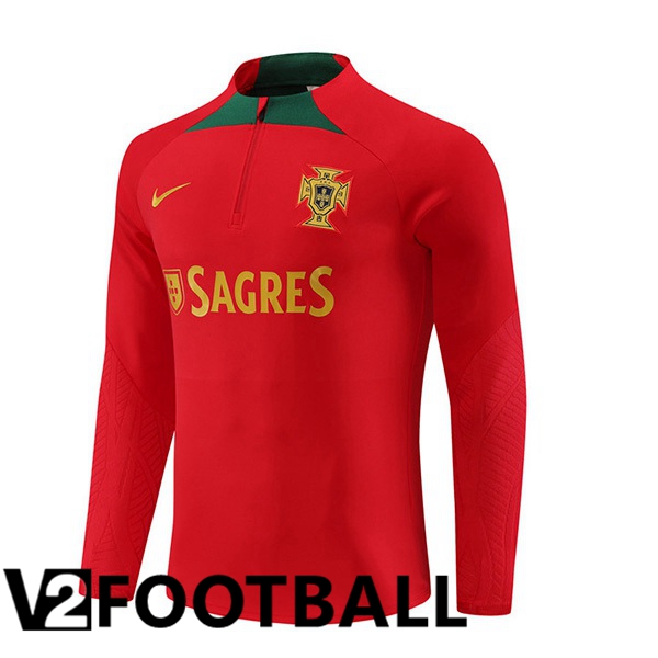 Portugal Training Sweatshirt Red 2023/2024