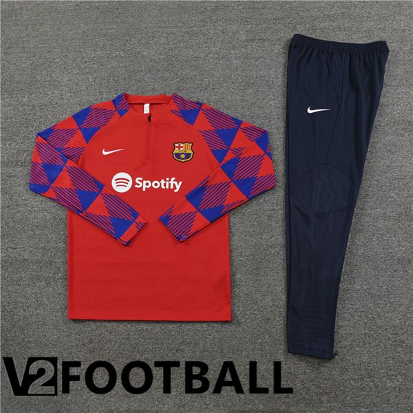 FC Barcelona Training Tracksuit Suit Red 2023/2024