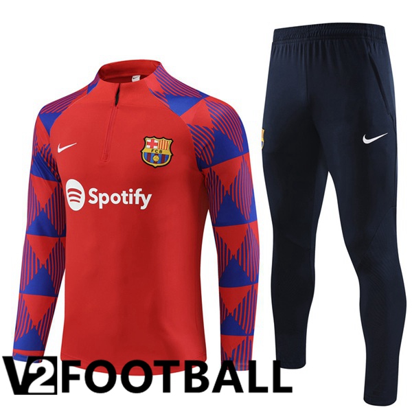 FC Barcelona Training Tracksuit Suit Red 2023/2024