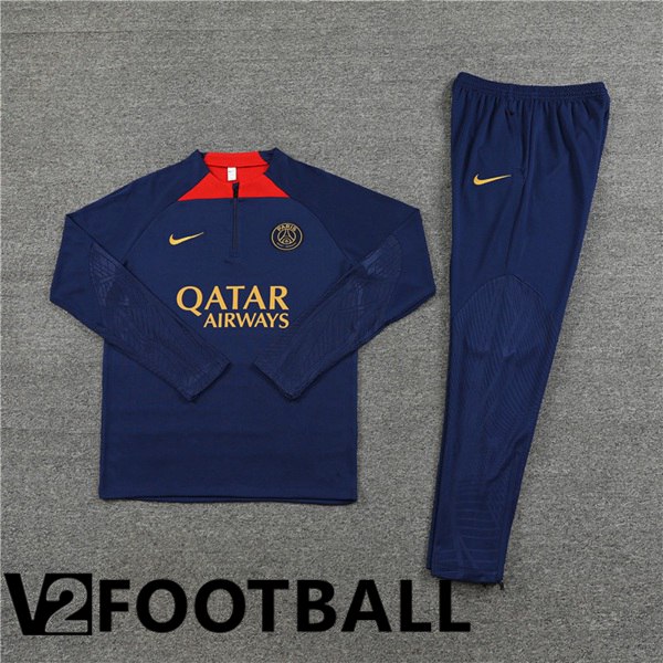 Paris PSG Training Tracksuit Suit Royal Bluee 2023/2024