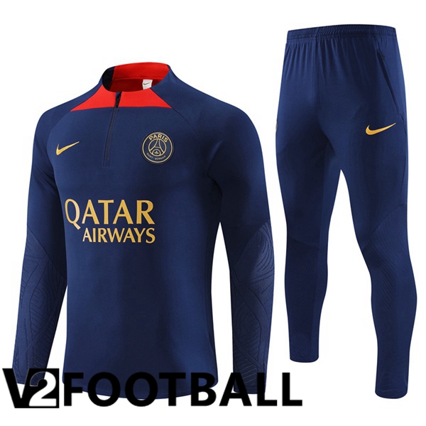 Paris PSG Training Tracksuit Suit Royal Bluee 2023/2024