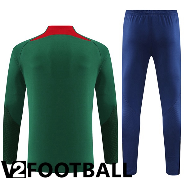 Portugal Training Tracksuit Suit Green 2023/2024