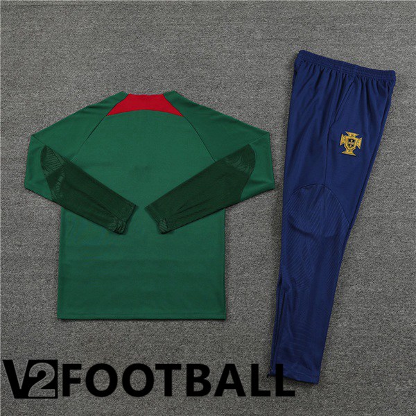 Portugal Training Tracksuit Suit Green 2023/2024