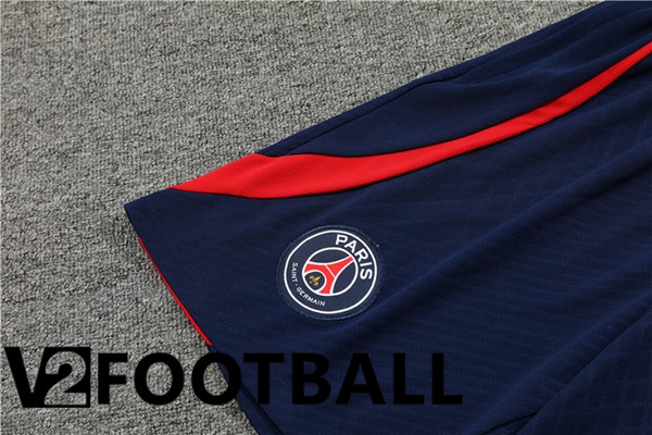 Paris PSG Training T Shirt + Shorts Blue Red 2023/2024