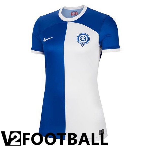 Atletico Madrid Womens Football Shirt Away Blue 2023/2024