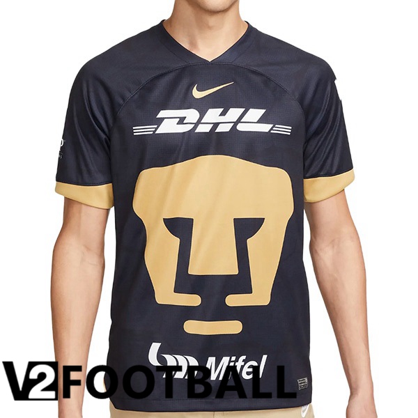 Pumas UNAM Football Shirt Away Black 2023/2024