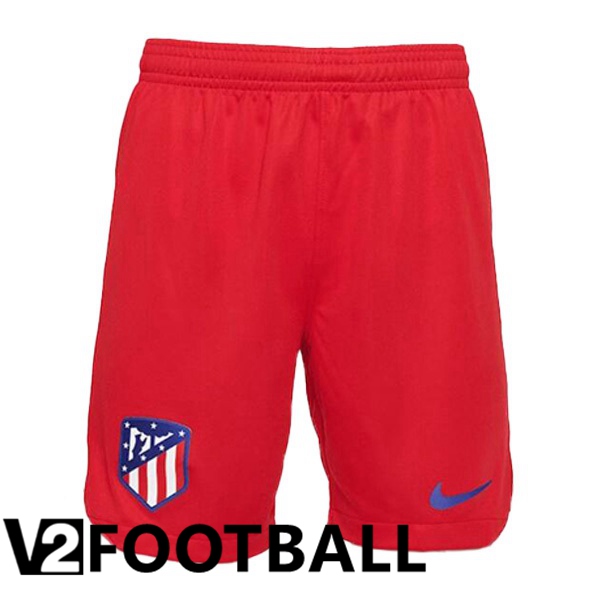 Atletico Madrid Soccer Shorts Home Red 2023/2024