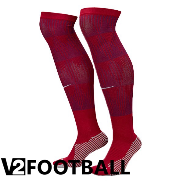 FC Barcelona Soccer Socks Home Red 2023/2024