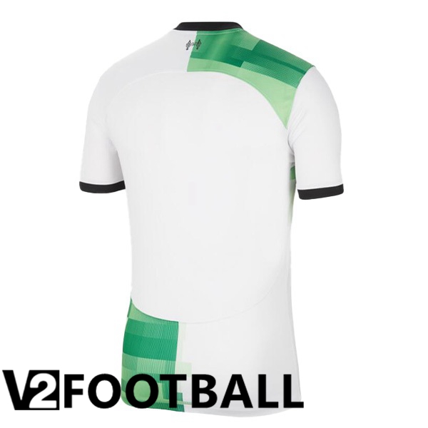 FC Liverpool Football Shirt Away White Green 2023/2024