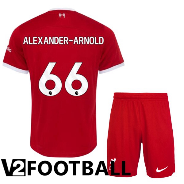 FC Liverpool (ALEXANDER-ARNOLD 66) Kids Football Shirt Home Red 2023/2024