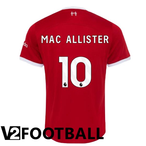 FC Liverpool (MAC ALLISTER 10) Football Shirt Home Red 2023/2024