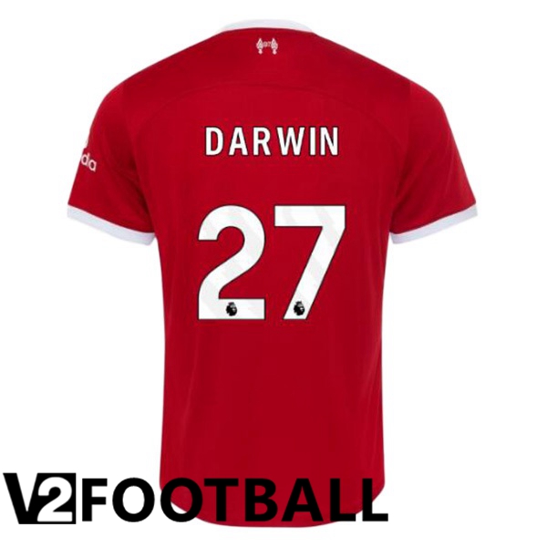 FC Liverpool (DARWIN 27) Football Shirt Home Red 2023/2024