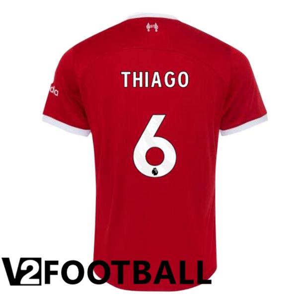 FC Liverpool (THIAGO 6) Football Shirt Home Red 2023/2024