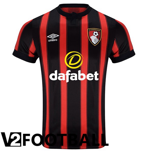 AFC Bournemouth Football Shirt Home Black Red 2023/2024