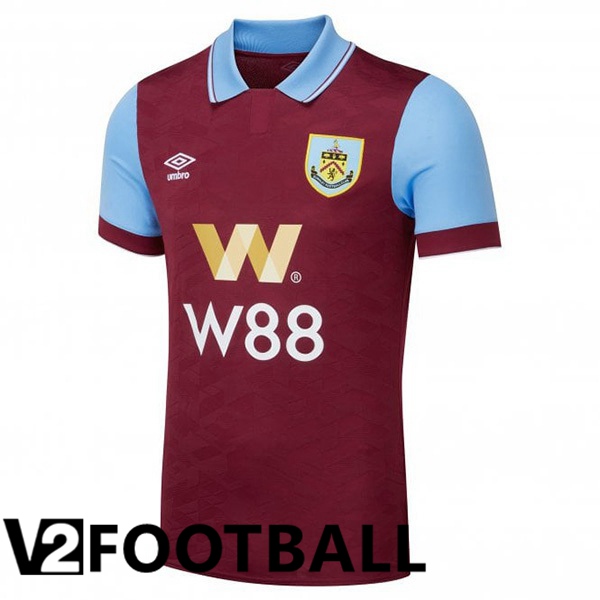 Burnley Football Shirt Home Red 2023/2024