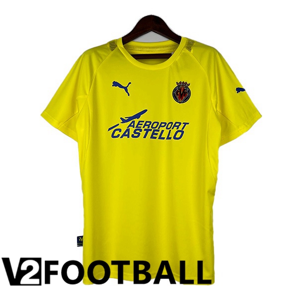 Villarreal Retro Football Shirt Home Yellow 2005-2006