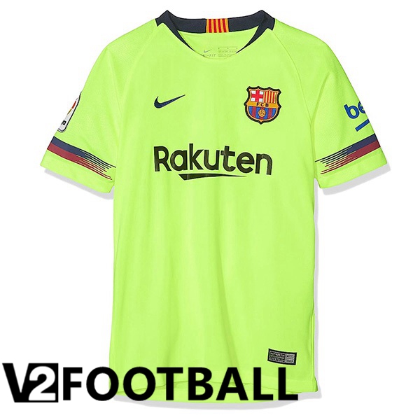 FC Barcelona Retro Football Shirt Away Green 2018-2019