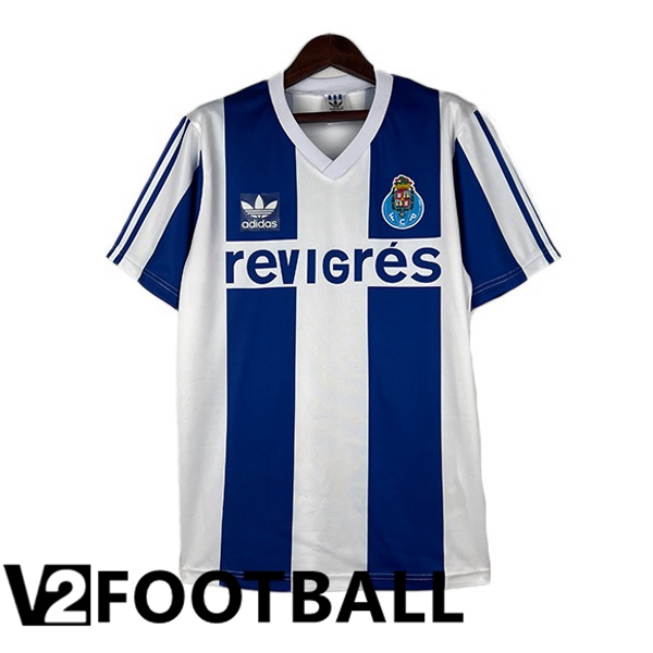 FC Porto Retro Football Shirt Home Blue White 1990-1993