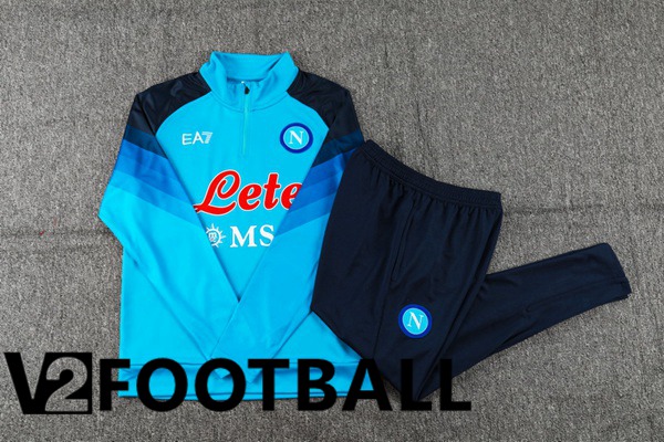 SSC Napoli Training Tracksuit Suit Blue 2023/2024