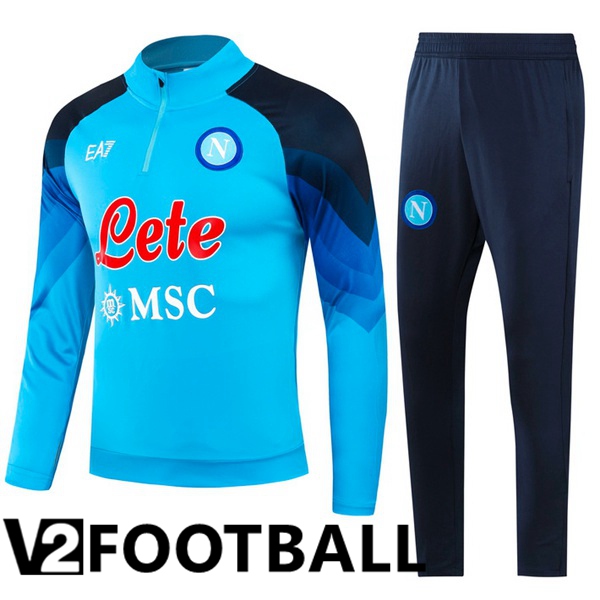 SSC Napoli Training Tracksuit Suit Blue 2023/2024