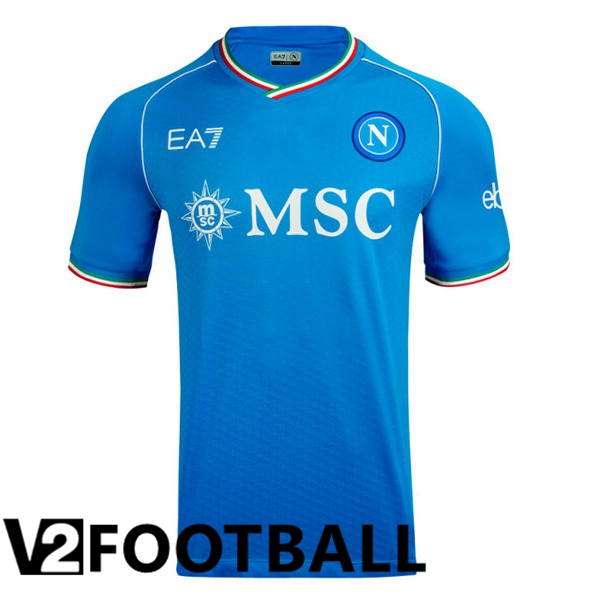SSC Napoli Football Shirt Home Blue 2023/2024