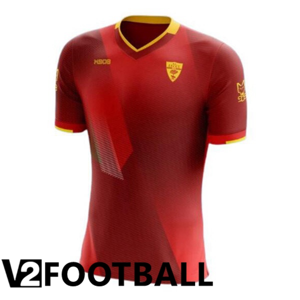 Lecce Third Soccer Shirt Red 2023/2024
