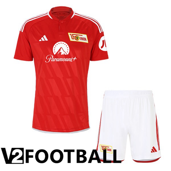 FC Union Berlin Kids Home Soccer Shirt Red 2023/2024
