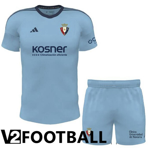 CA Osasuna Kids Away Soccer Shirt Blue 2023/2024