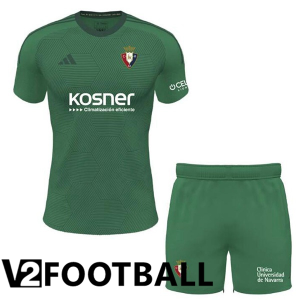 CA Osasuna Kids Third Soccer Shirt Green 2023/2024