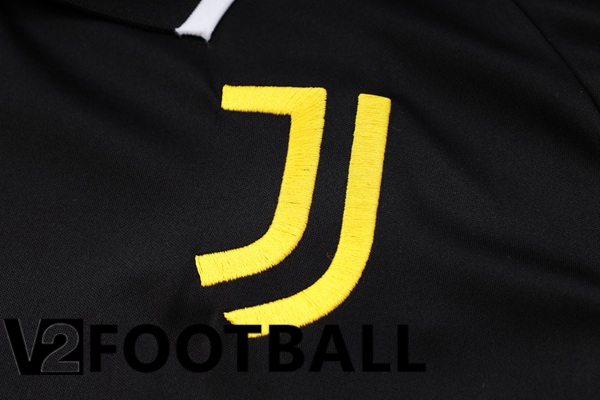 Juventus Soccer Polo + Pants Black 2023/2024