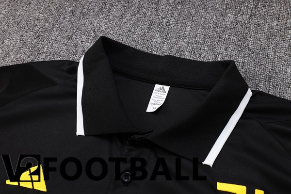 Juventus Soccer Polo + Pants Black 2023/2024