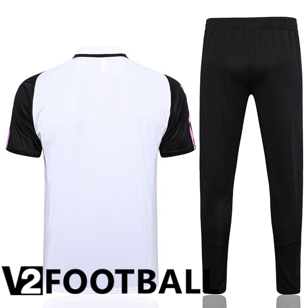 Real Madrid Soccer Polo + Pants White 2023/2024