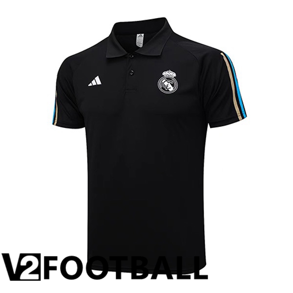 Real Madrid Soccer Polo Black 2023/2024