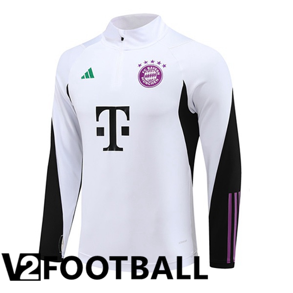 Bayern Munich Training Sweatshirt White 2023/2024
