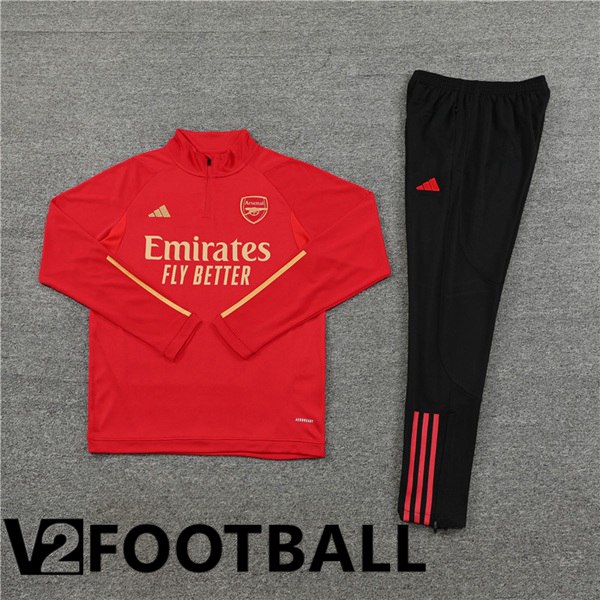 Arsenal Training Tracksuit Suit Red 2023/2024