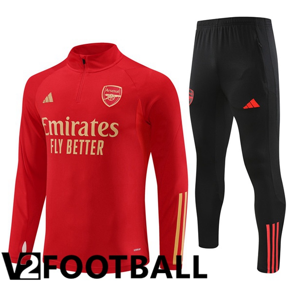 Arsenal Training Tracksuit Suit Red 2023/2024