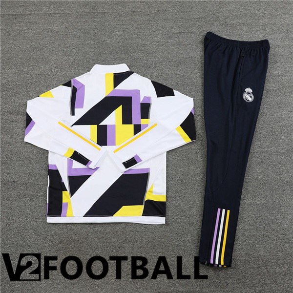 Real Madrid Training Tracksuit Suit White 2023/2024