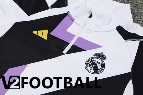 Real Madrid Training Tracksuit Suit White 2023/2024