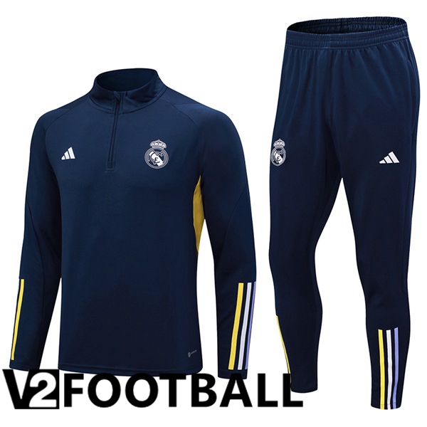 Real Madrid Training Tracksuit Suit Blue Royal 2023/2024