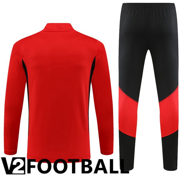 Manchester United Training Tracksuit Suit Red 2023/2024