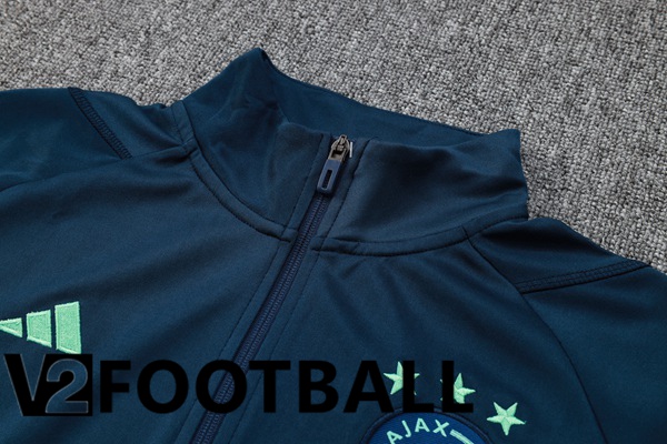 AFC Ajax Training Tracksuit Suit - Jacket Blue Royal 2023/2024