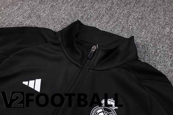 Real Madrid Training Tracksuit Suit - Jacket Black 2023/2024