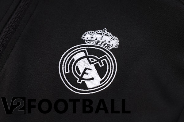 Real Madrid Training Tracksuit Suit - Jacket Black 2023/2024