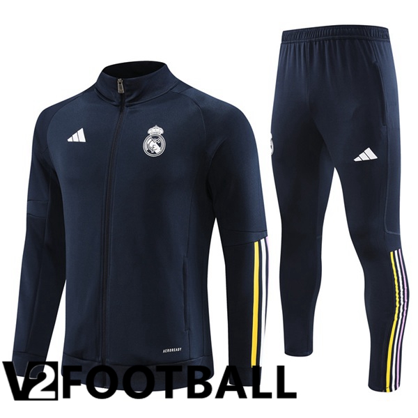 Real Madrid Training Tracksuit Suit - Jacket Blue Royal 2023/2024