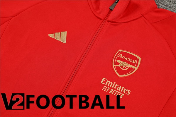 Arsenal Training Tracksuit Suit - Jacket Red 2023/2024