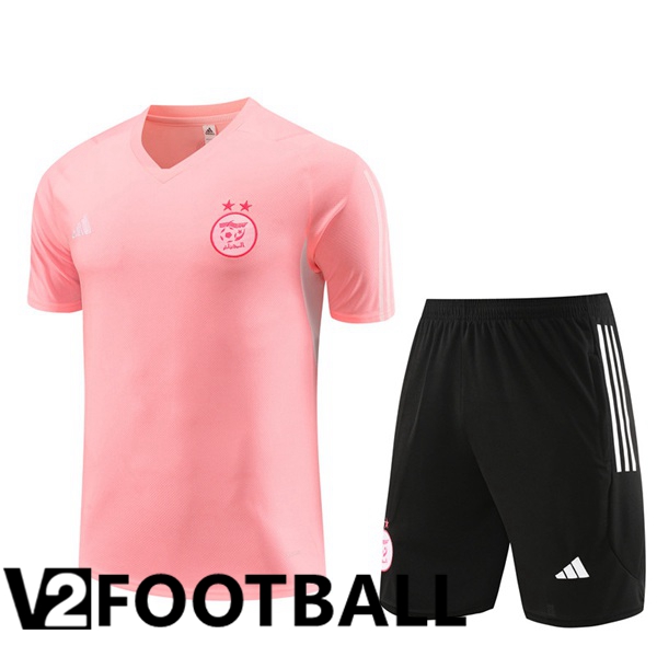 Algerie Training T Shirt + Shorts Rose 2023/2024