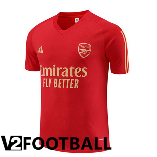 Arsenal Training T Shirt Red 2023/2024