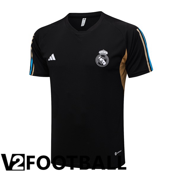 Real Madrid Training T Shirt Black 2023/2024