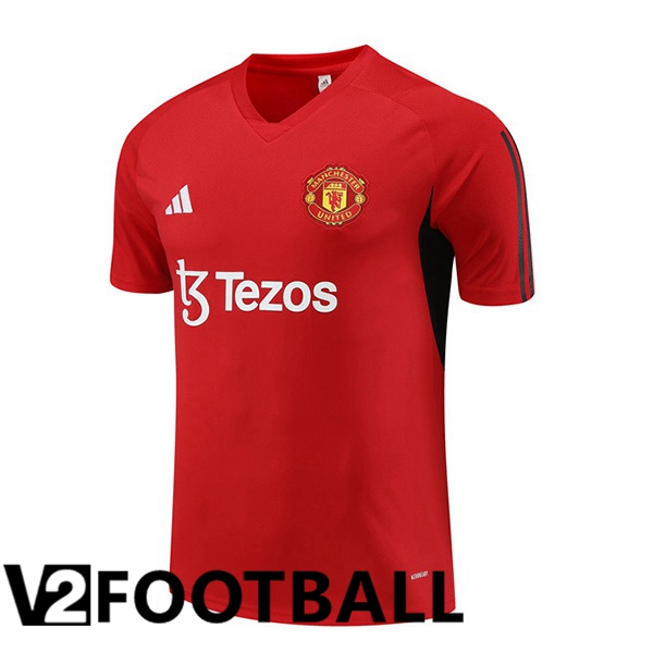 Manchester United Training T Shirt Red 2023/2024