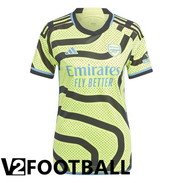 Arsenal Womens Away Soccer Shirt Green 2023/2024